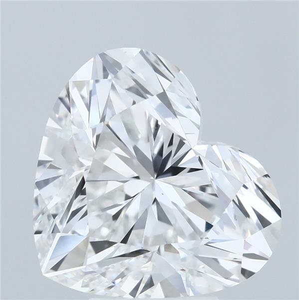 6.02ct E VS1 Rare Carat Ideal Cut Heart Lab Grown Diamond