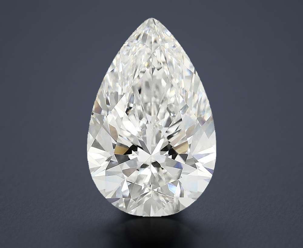 4.80 Carat Pear Lab Diamond