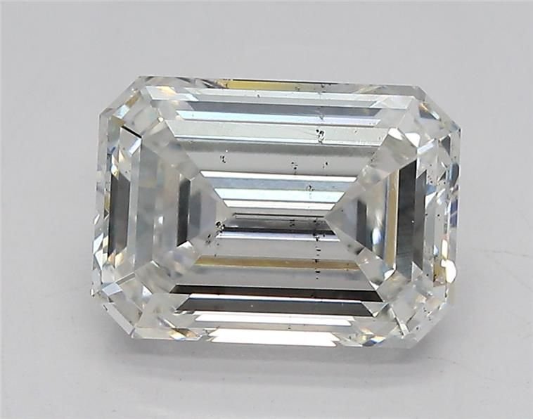 2.01ct F SI1 Rare Carat Ideal Cut Emerald Lab Grown Diamond