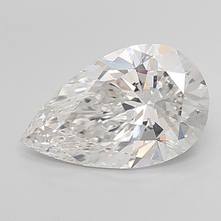 4.09ct E VS2 Rare Carat Ideal Cut Pear Lab Grown Diamond
