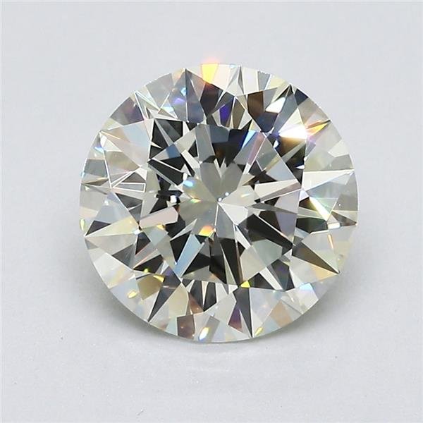 2.04ct K VVS1 Rare Carat Ideal Cut Round Diamond