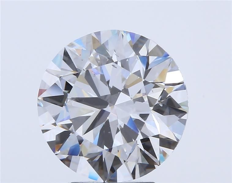 3.52ct D SI1 Rare Carat Ideal Cut Round Diamond