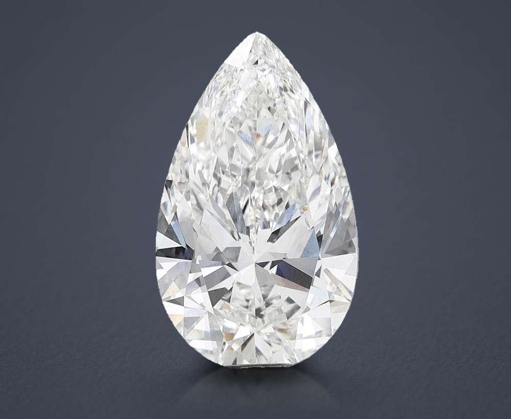 10.00 Carat Pear Lab Diamond