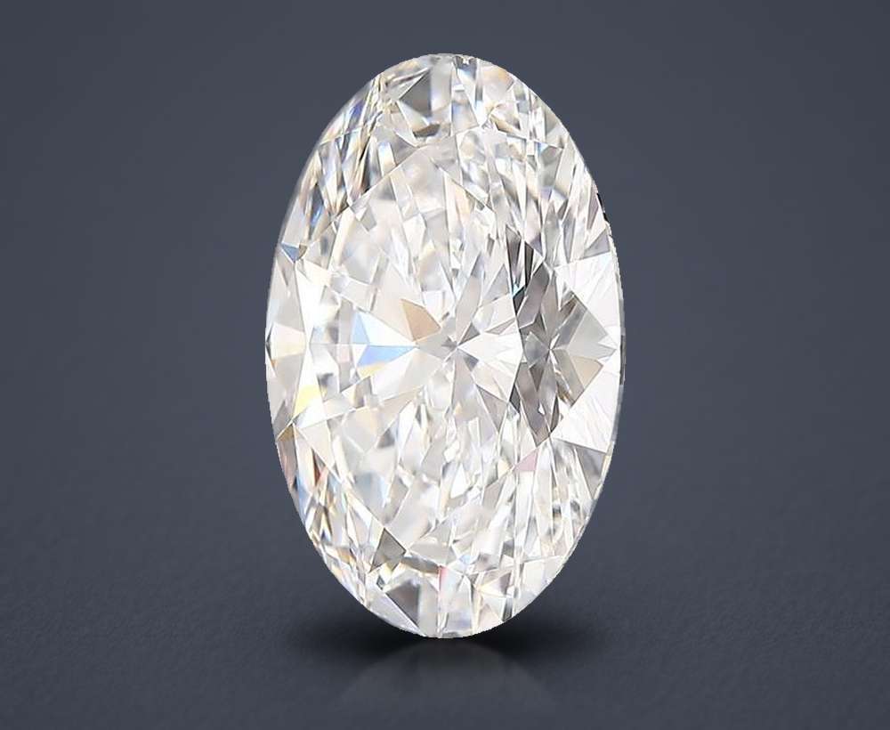 3.70 Carat Oval Lab Diamond