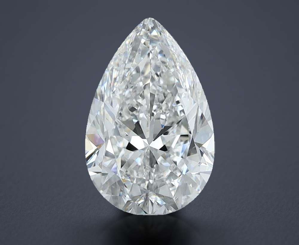 1.70 Carat Pear Natural Diamond