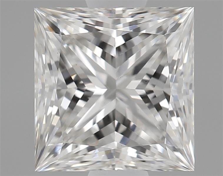 0.89ct H VVS2 Rare Carat Ideal Cut Princess Lab Grown Diamond