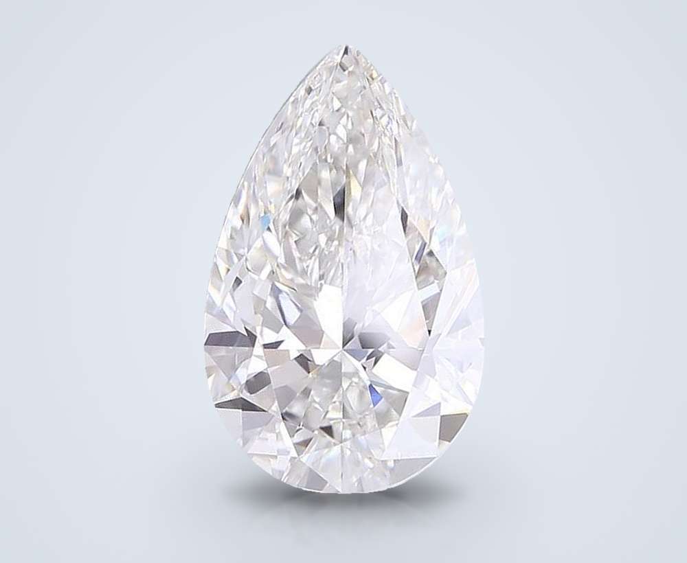 6.28 Carat Pear Lab Diamond