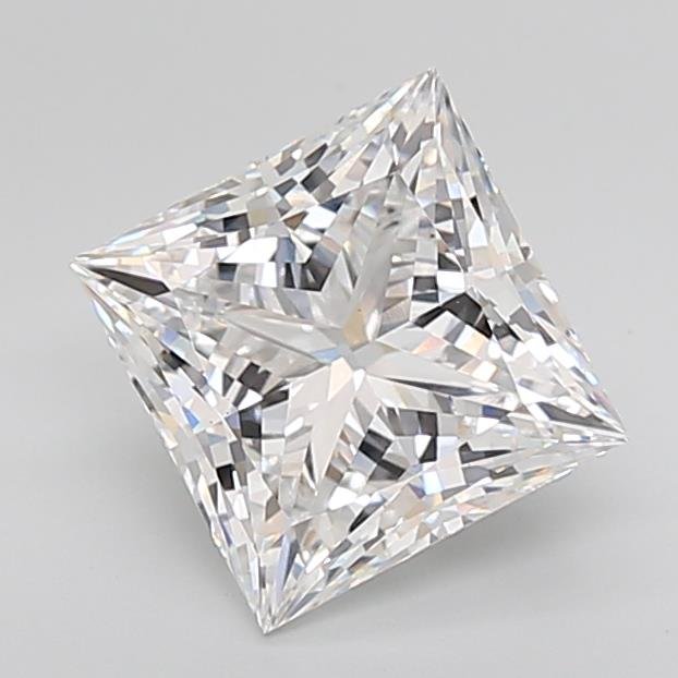 4.03ct D VS1 Rare Carat Ideal Cut Princess Lab Grown Diamond
