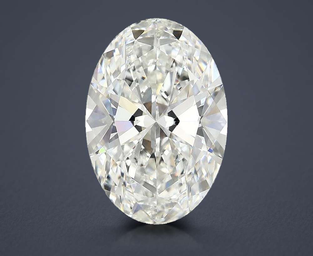 3.78 Carat Oval Lab Diamond