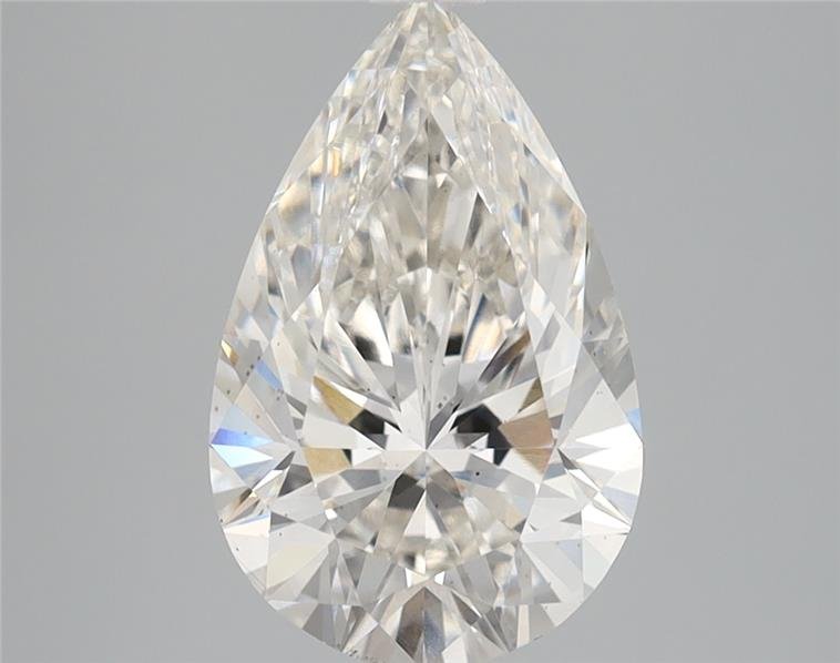 2.52ct H VS2 Rare Carat Ideal Cut Pear Lab Grown Diamond