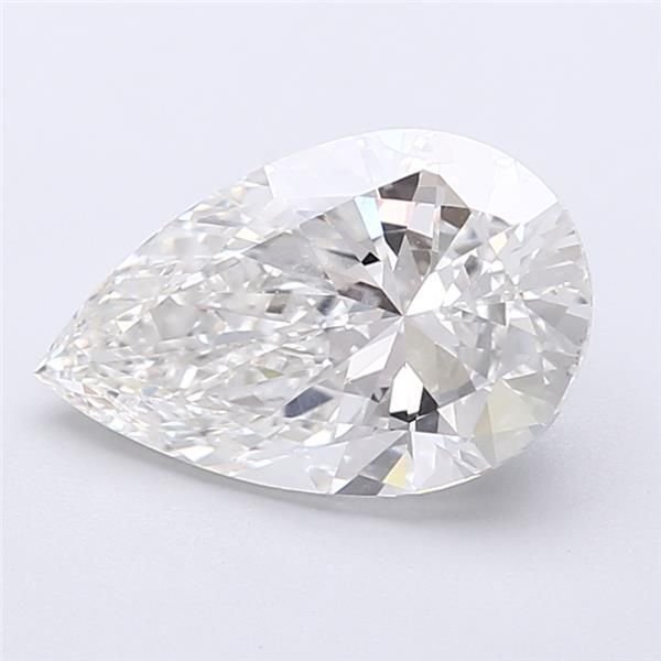 2.50ct F VS1 Very Good Cut Pear Lab Grown Diamond