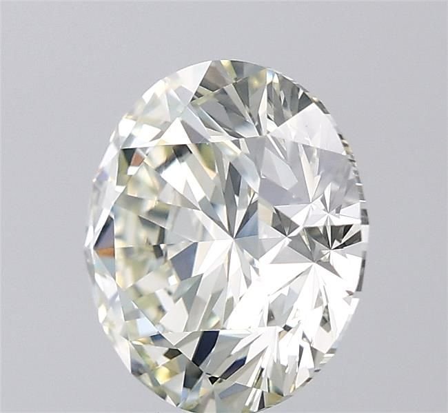 3.08ct K VS2 Rare Carat Ideal Cut Round Diamond