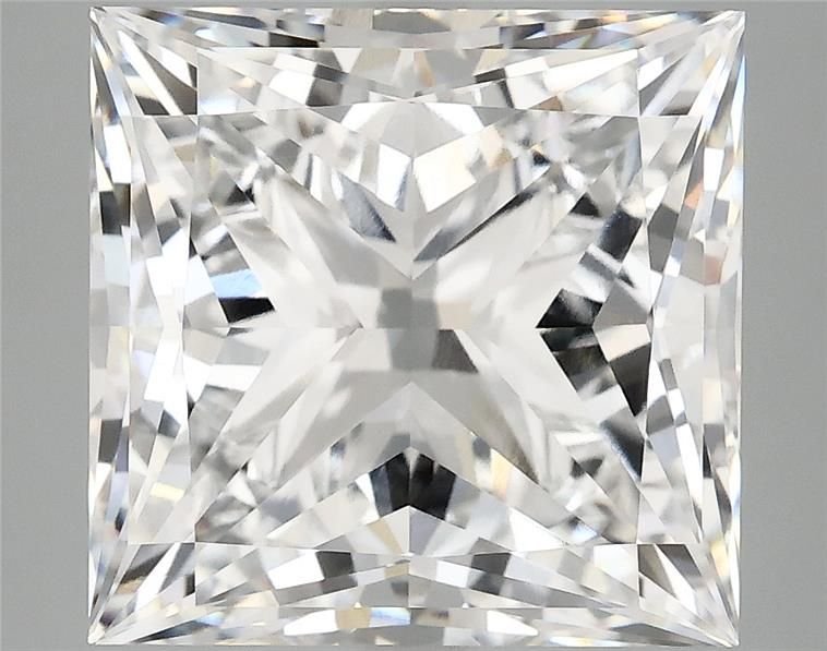 8.00ct E VVS2 Rare Carat Ideal Cut Princess Lab Grown Diamond
