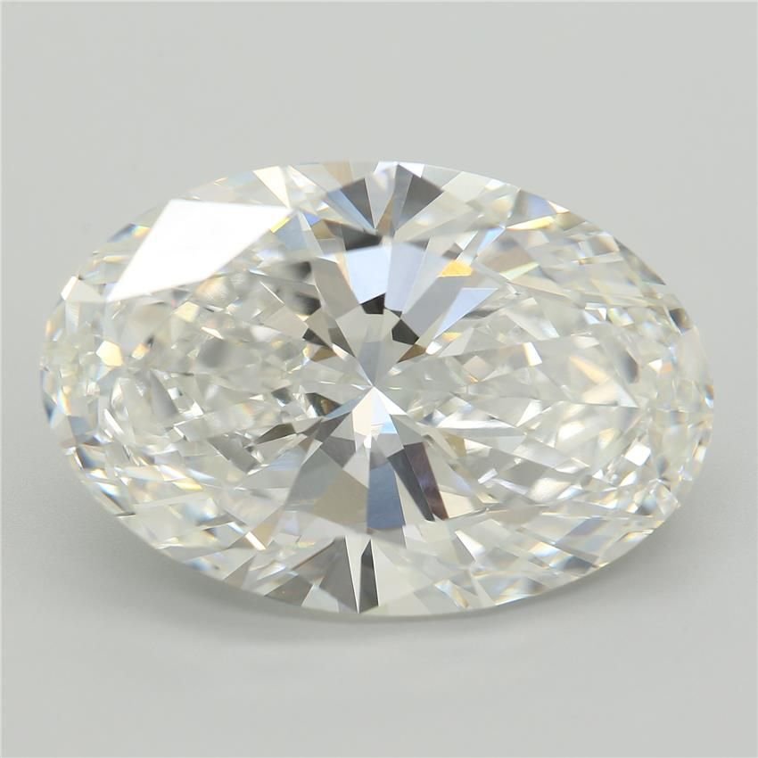 12.08ct F VVS2 Rare Carat Ideal Cut Oval Lab Grown Diamond