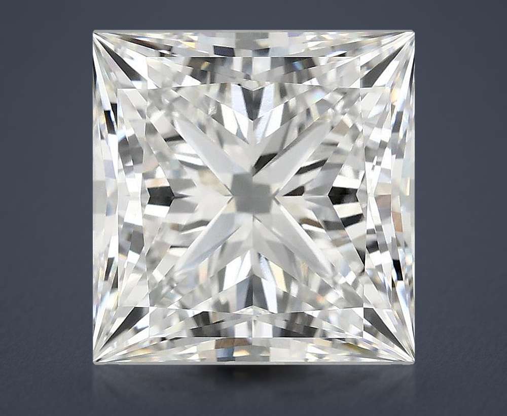 7.71 Carat Princess Lab Diamond