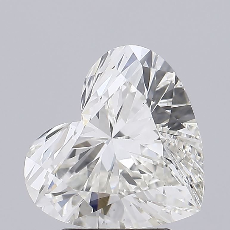 3.07ct H VS1 Rare Carat Ideal Cut Heart Lab Grown Diamond