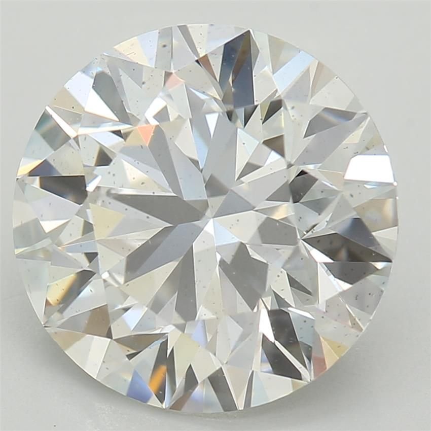 2.74ct F SI1 Rare Carat Ideal Cut Round Lab Grown Diamond