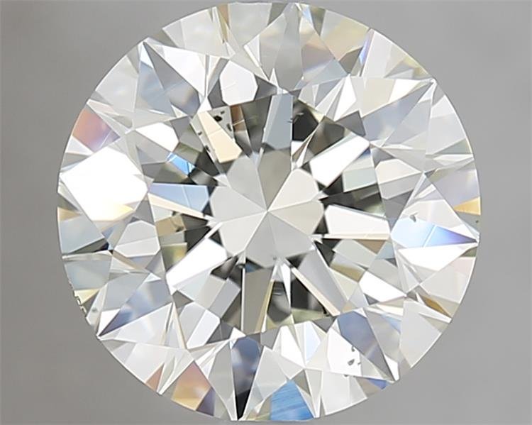 3.01ct J VS2 Rare Carat Ideal Cut Round Diamond