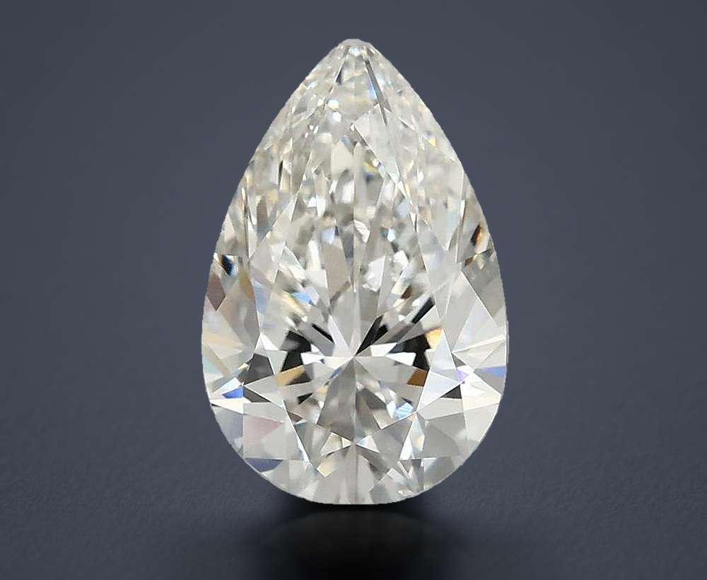 2.77 Carat Pear Lab Diamond