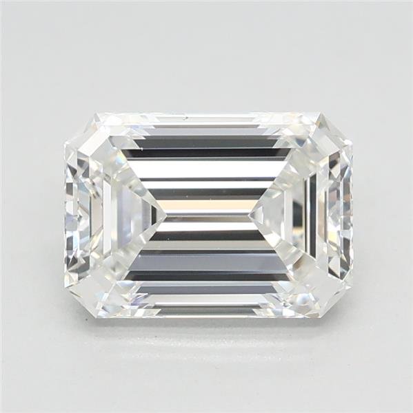 1.50ct F VVS2 Rare Carat Ideal Cut Emerald Lab Grown Diamond