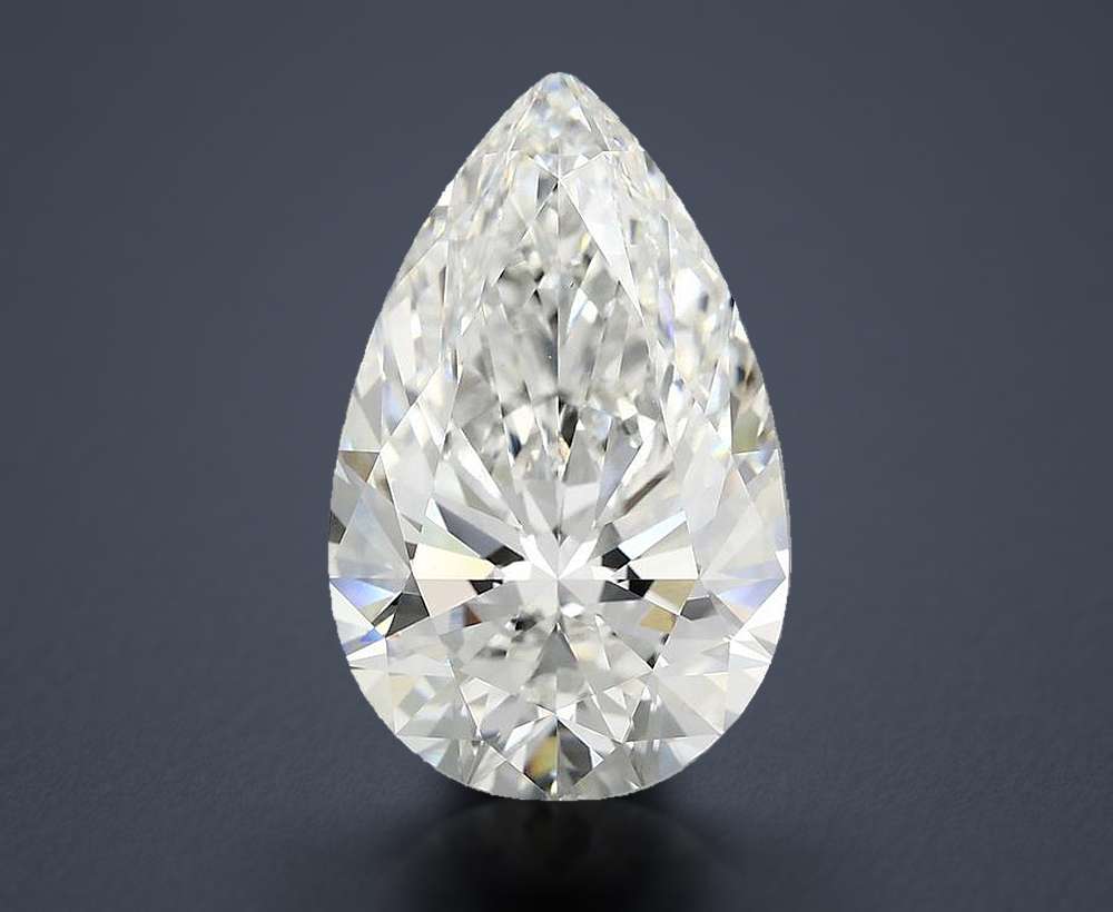 5.79 Carat Pear Lab Diamond