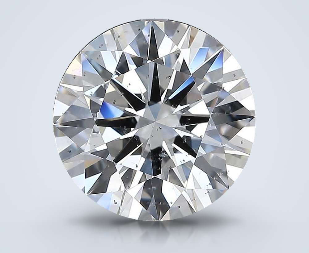 3.85 Carat Round Natural Diamond