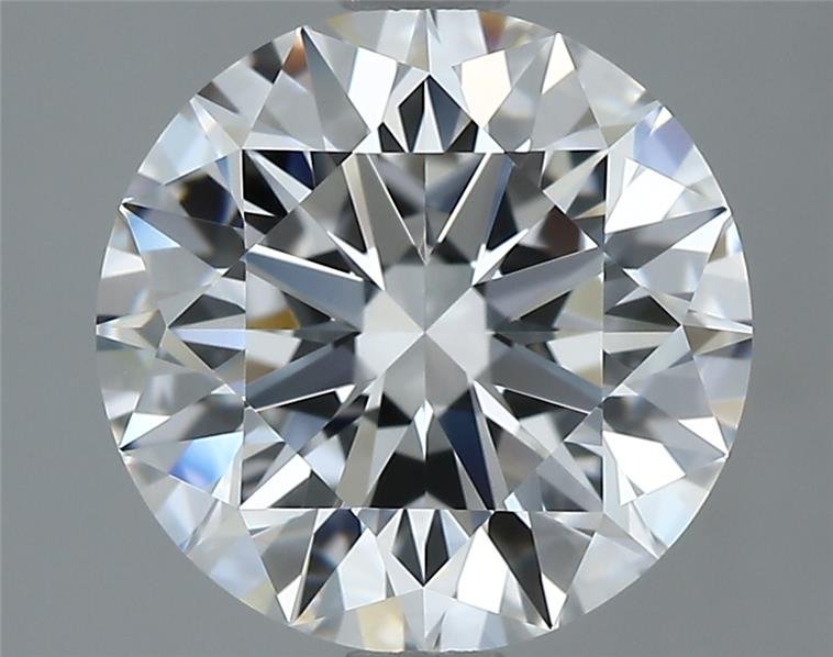 2.51ct D FL Rare Carat Ideal Cut Round Diamond