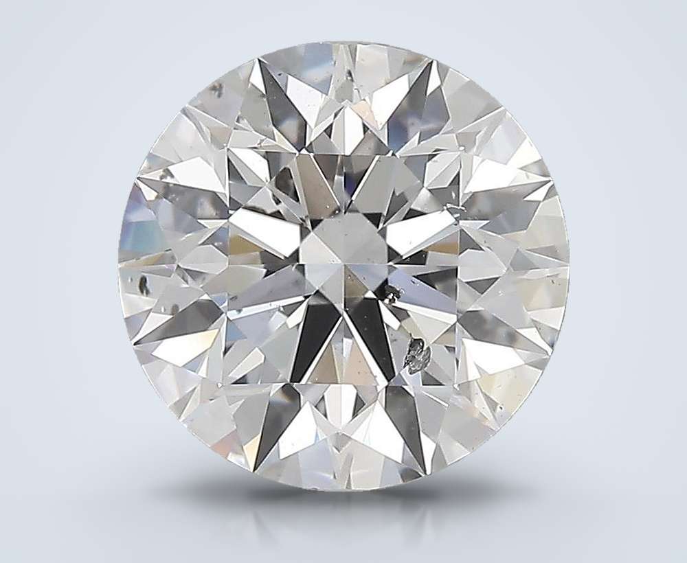 3.70 Carat Round Natural Diamond