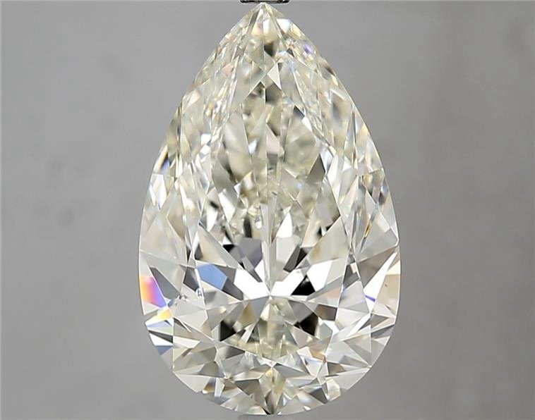 5.02ct I SI1 Rare Carat Ideal Cut Pear Diamond