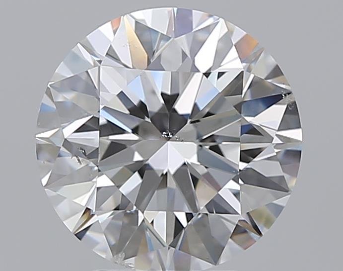 3.32ct F SI1 Excellent Cut Round Diamond