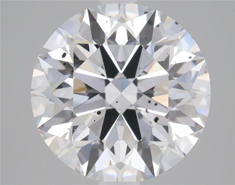 4.22ct F SI1 Rare Carat Ideal Cut Round Lab Grown Diamond