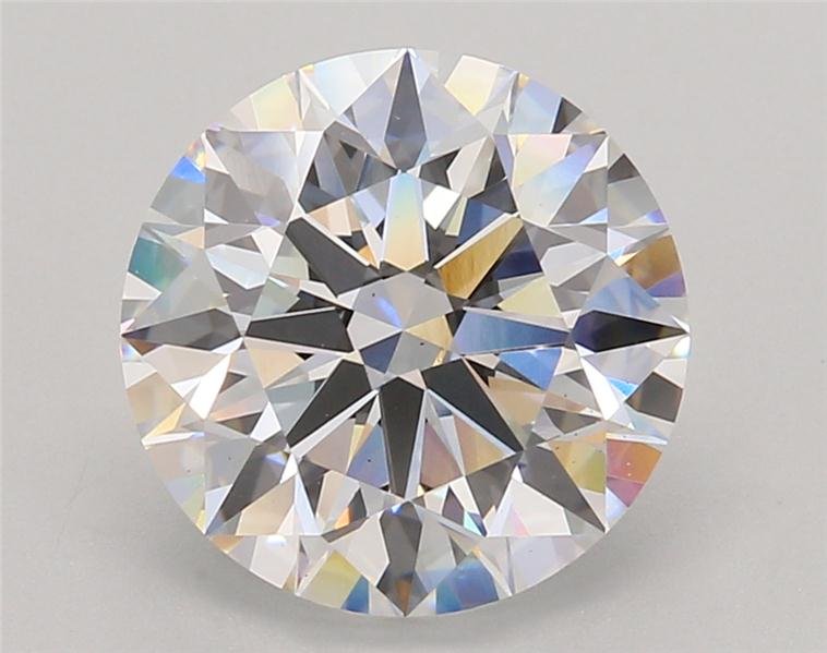 4.07ct D VS2 Rare Carat Ideal Cut Round Lab Grown Diamond