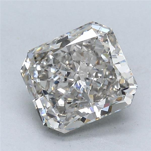 2.66ct J VS2 Rare Carat Ideal Cut Radiant Lab Grown Diamond