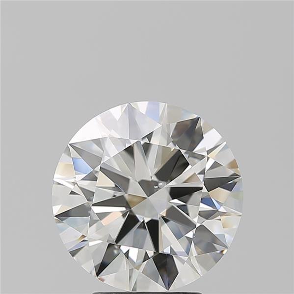 4.03ct J SI1 Rare Carat Ideal Cut Round Diamond