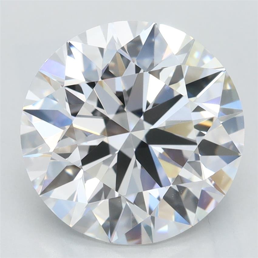 3.24ct D FL Rare Carat Ideal Cut Round Lab Grown Diamond
