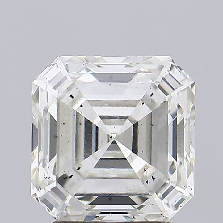 2.55ct H SI1 Excellent Cut Asscher Lab Grown Diamond