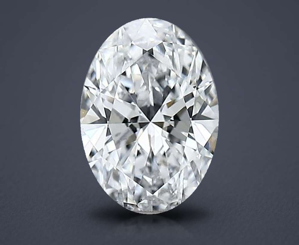 1.00 Carat Oval Lab Diamond