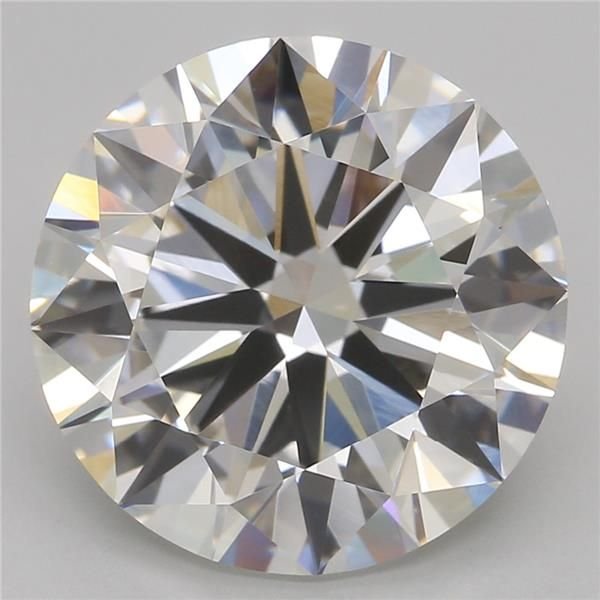 4.04ct F VVS2 Excellent Cut Round Lab Grown Diamond