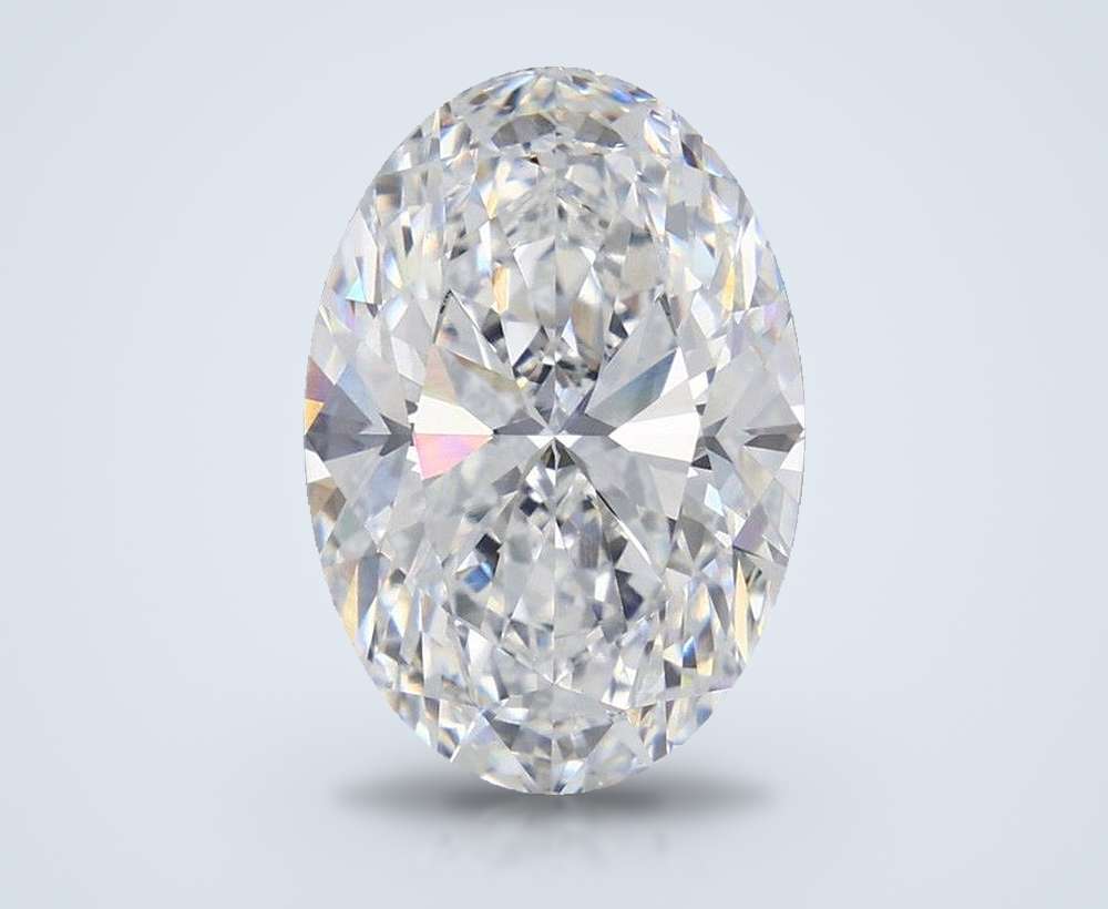 6.92 Carat Oval Lab Diamond