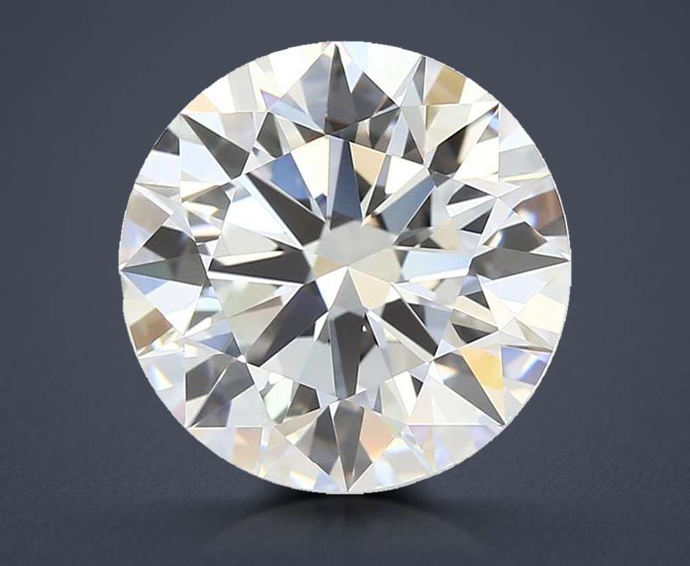 4.24 Carat Round Lab Diamond