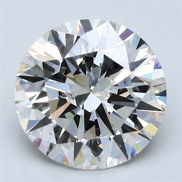 2.46ct H SI1 Very Good Cut Round Diamond