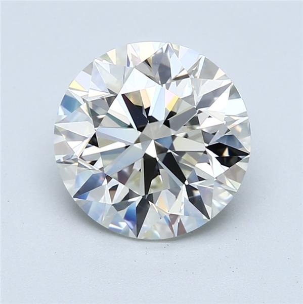 3.64ct K VVS2 Excellent Cut Round Diamond