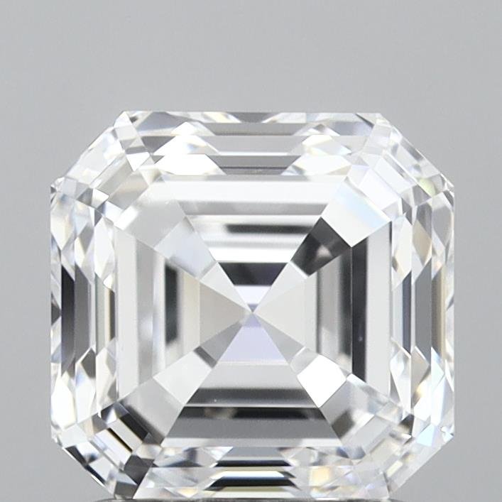 1.68ct D VVS2 Very Good Cut Asscher Lab Grown Diamond