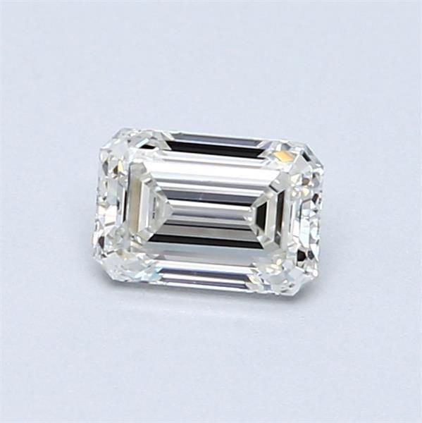0.53ct I VVS1 Very Good Cut Emerald Diamond