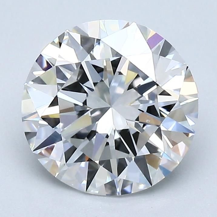 2.01ct D VS1 Rare Carat Ideal Cut Round Diamond