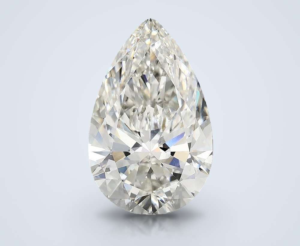 5.86 Carat Pear Lab Diamond
