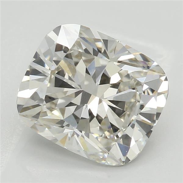 2.53ct I VS1 Very Good Cut Cushion Lab Grown Diamond