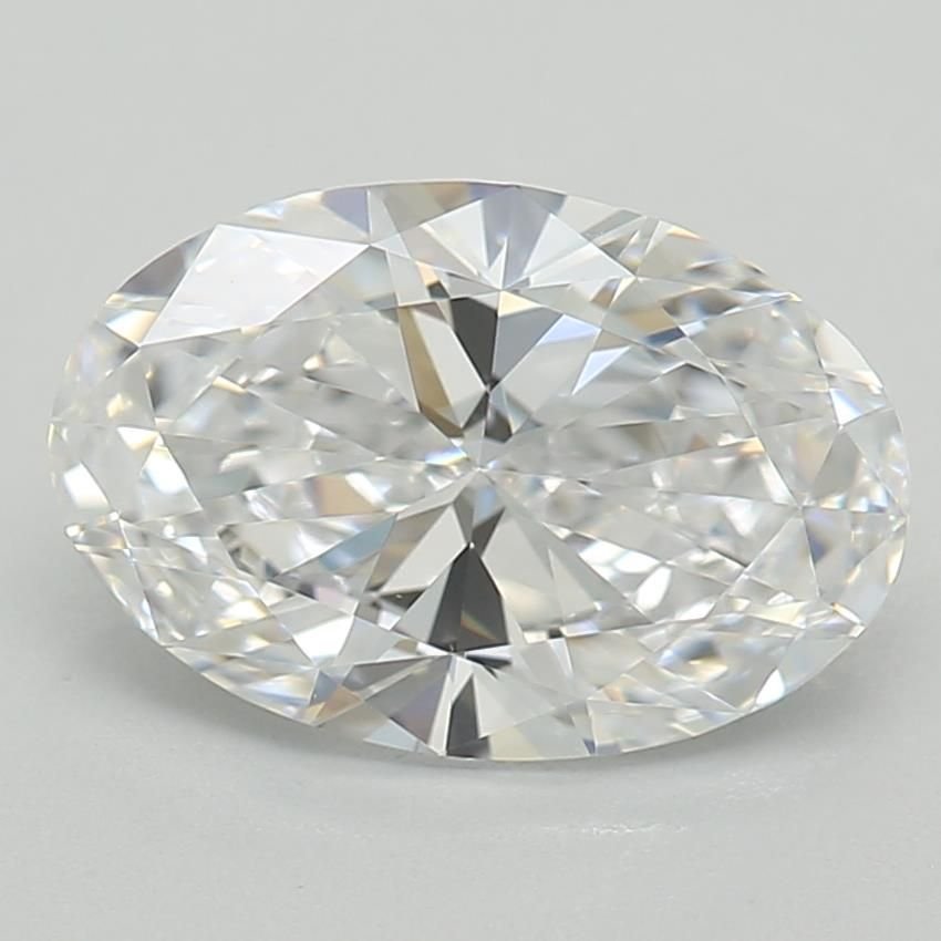 1.00ct D VVS2 Rare Carat Ideal Cut Oval Lab Grown Diamond