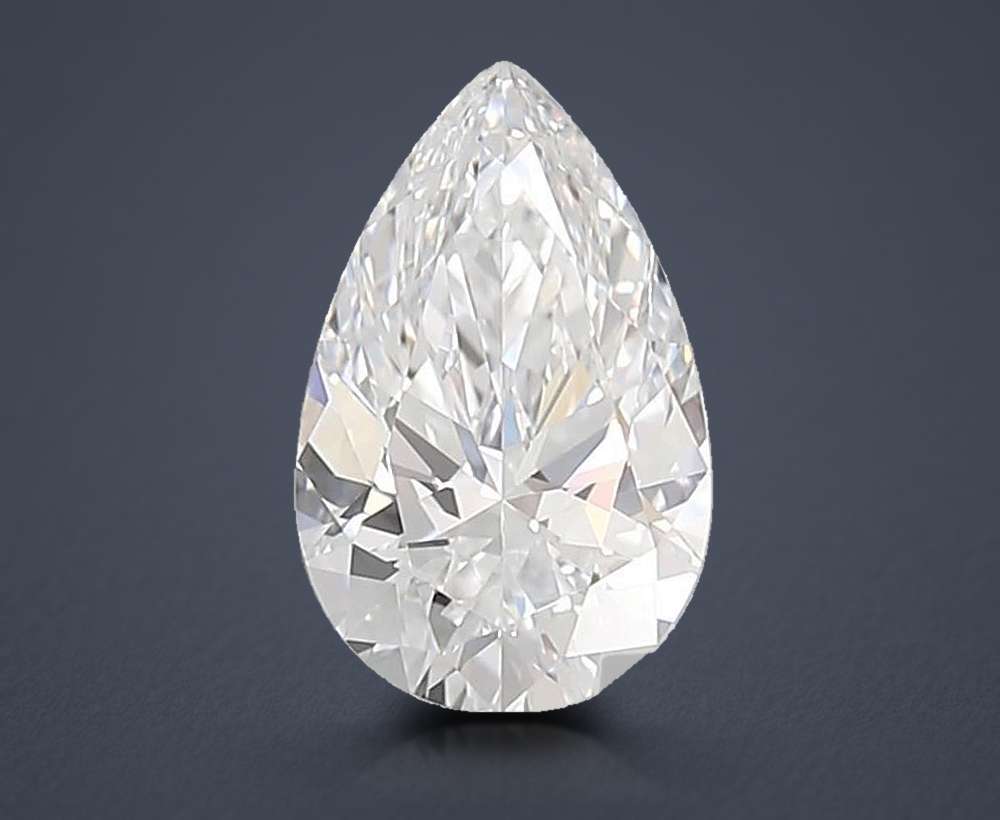 1.35 Carat Pear Lab Diamond