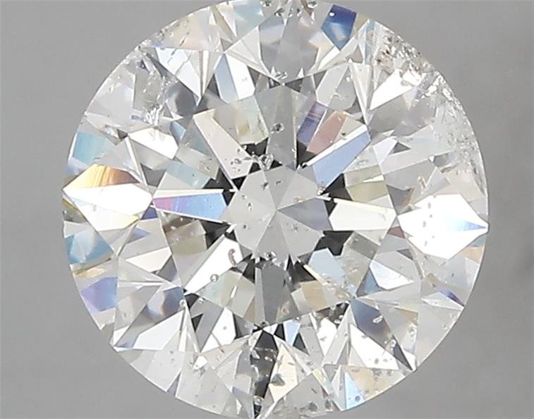 3.06ct H SI2 Rare Carat Ideal Cut Round Diamond